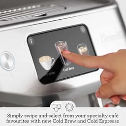 Breville the Oracle™ Jet Automatic Espresso Machine with Grinder & Milk Frother Brushed Stainless Steel
