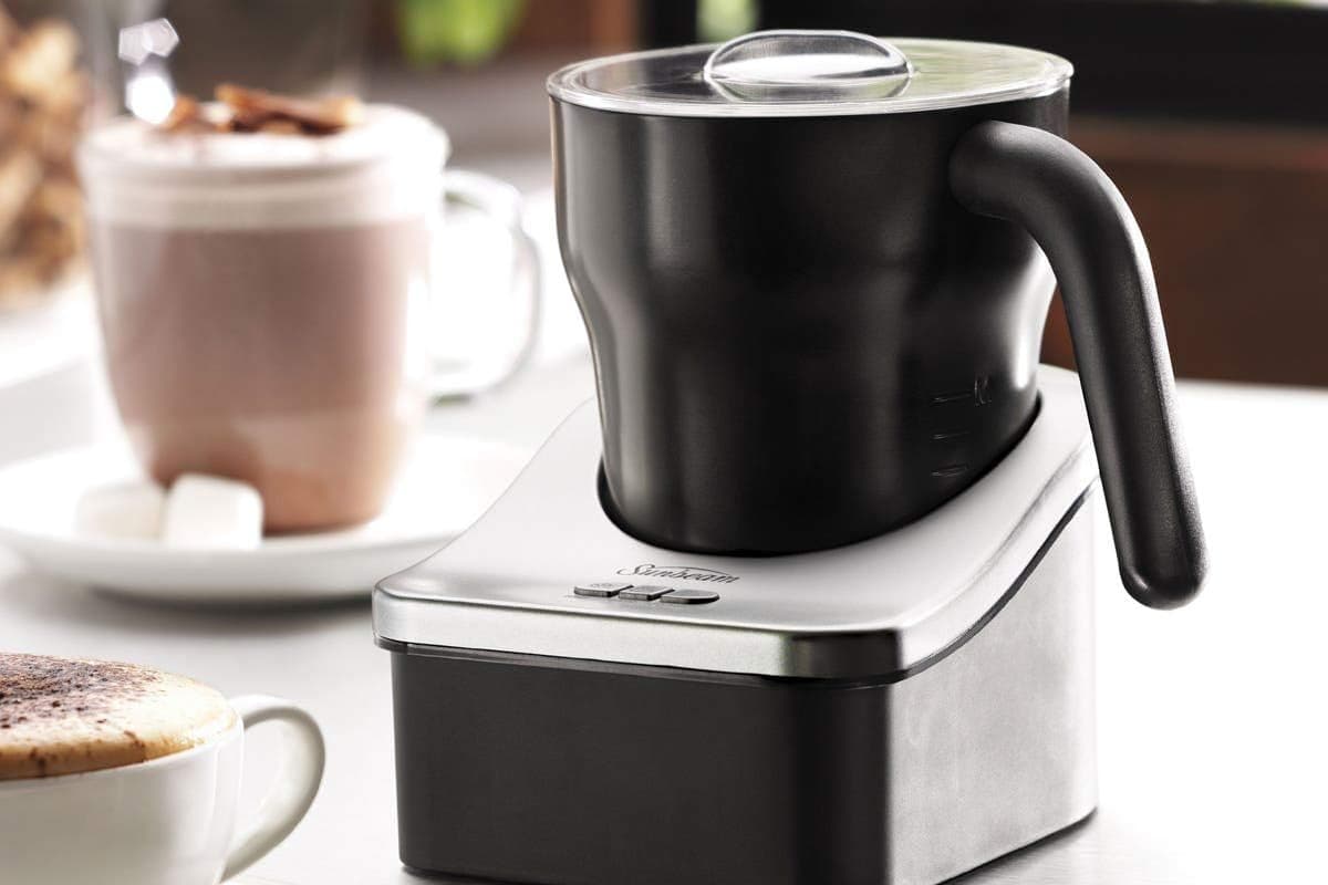 Sunbeam Café Creamy Automatic Milk Frother | 250ml Jug | Electric Milk Steamer for Lattes