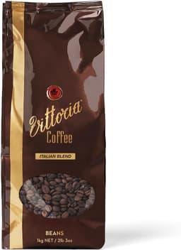 Vittoria Coffee Premium Italian Blend Espresso Coffee Beans 1 kg Mwsium Roast