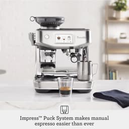 Breville the Barista Touch Impress Coffee Machine Sea Salt