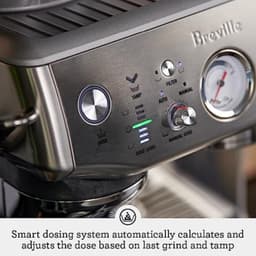 Breville the Barista Express Impress Espresso Machine - Black Truffle