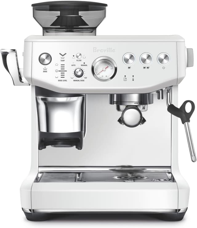 Breville the Barista Express Impress Espresso Machine - Sea Salt