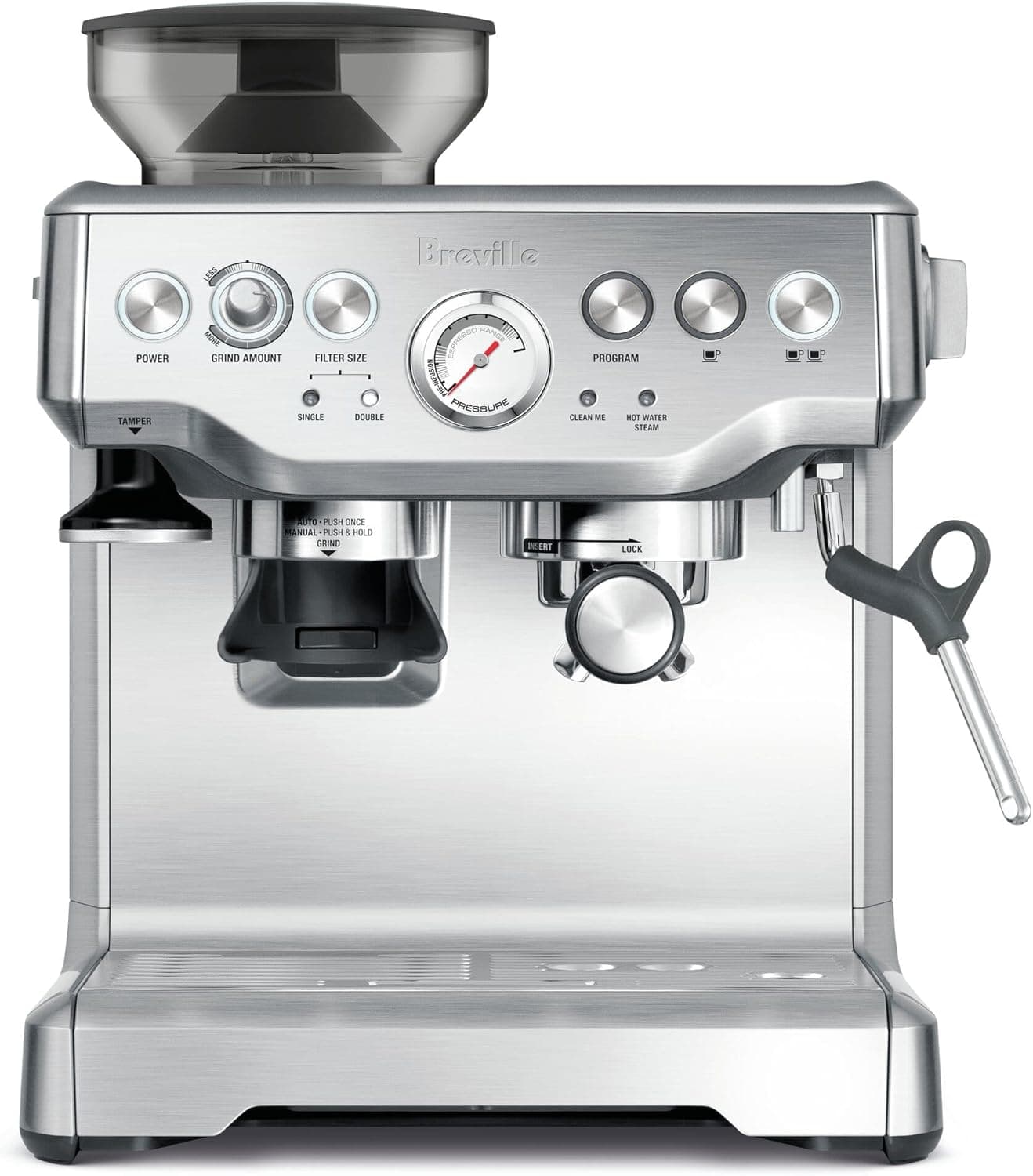 Breville Barista Express Espresso Machine Brushed Stainless Steel