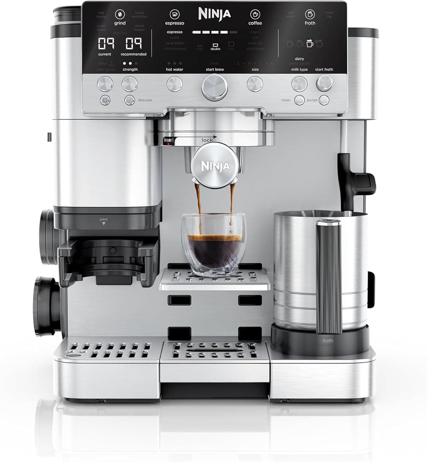 Ninja Luxe Café Premier Espresso Machine - Silver