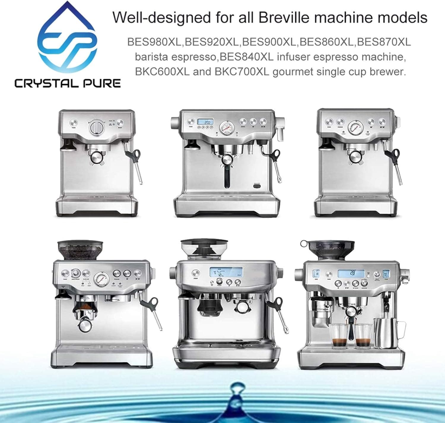 12-Pack Water Filters for Breville