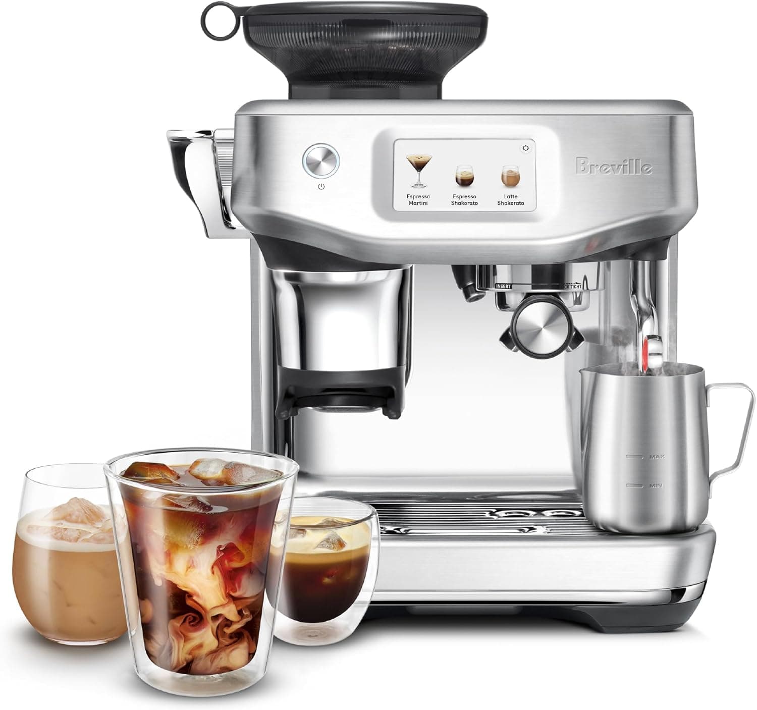 Breville the Barista Touch Impress Coffee Machine Brushed Stainless Steel