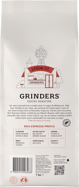 Grinders Rich Espresso Coffee Beans