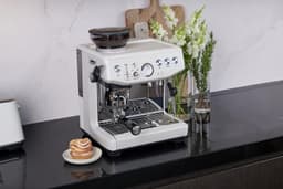 Breville the Barista Express Impress Espresso Machine - Sea Salt
