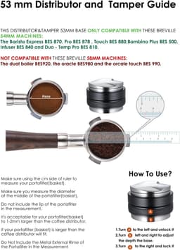 53mm Coffee Distributor & Tamper
