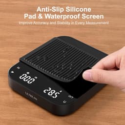 Ultrean Coffee Scale with Timer Black