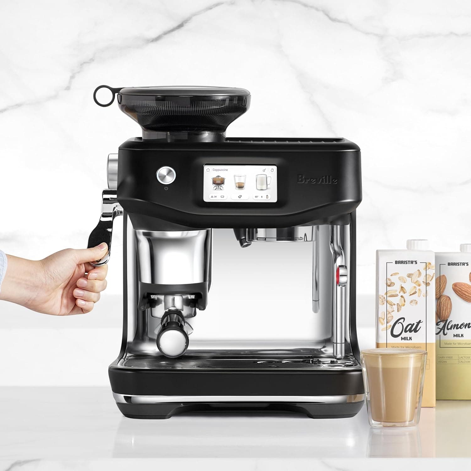 Breville the Barista Touch Impress Coffee Machine Black Truffle