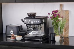 Breville the Barista Express Impress Espresso Machine - Black Truffle