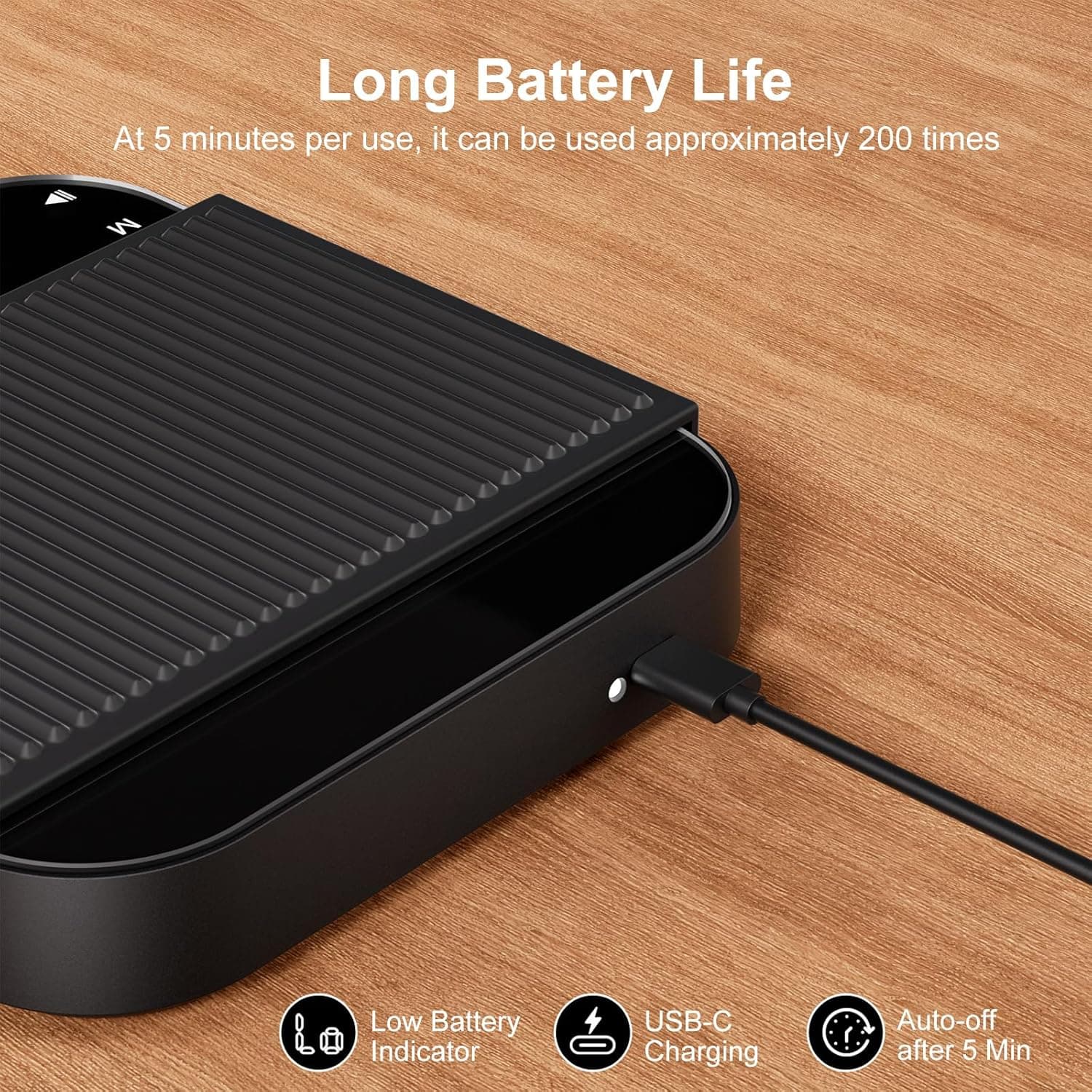 Ultrean Coffee Scale with Timer Black