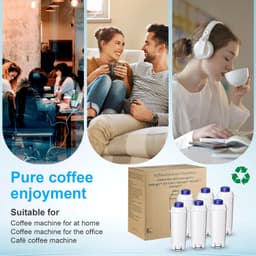 Mutital Pack of 6 Fully Automatic Coffee Machine Water Filters